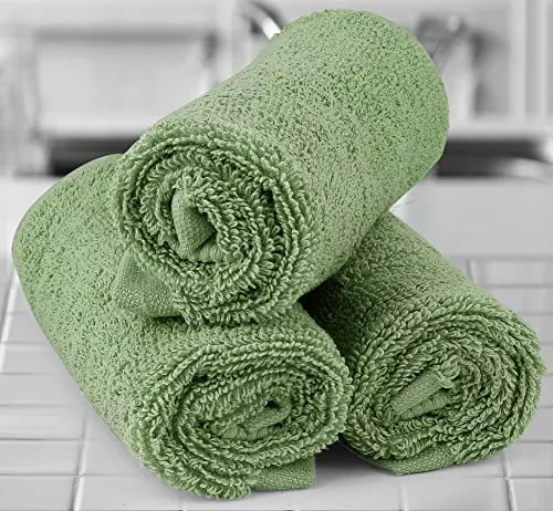 Utopia Towels Premium Fingertip Towel 12 X 12 Pulgadas, Ver