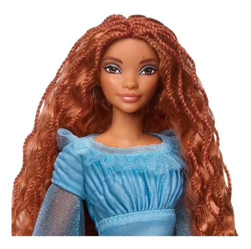 Disney La Sirenita Ariel Con Vestido Azul