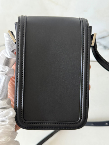 Bolsa Mariconera Sl No Gucci Louis Vuitton Versace Chanel Negro Lisa Níquel Negro (Usado)