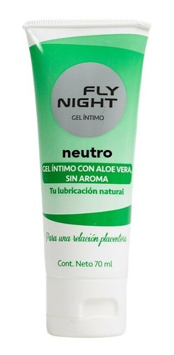 Gel Lubricante Neutro Base De Agua Vaginal Y Anal Fly Night