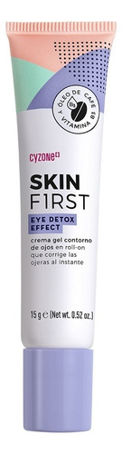 Cyzone Crema Contorno De Ojos Eye Detox Skin First, 15 Gr