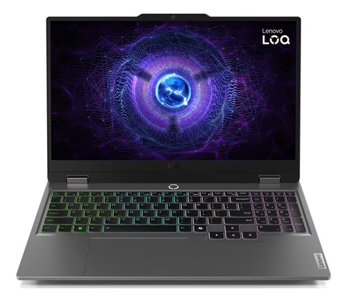 Laptop Gamer Lenovo Loq15 Intel I7 16gb 512 Ssd Nvdia Rtx Color Gris