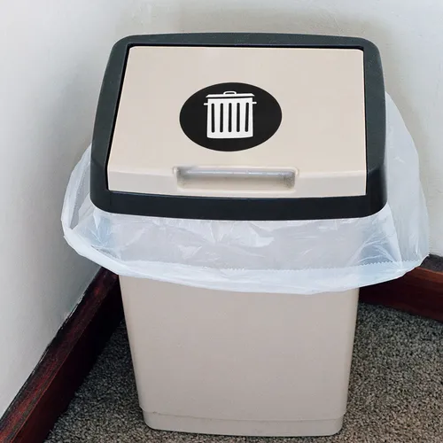 Etiquetas Para Botes De Basura, Caja Clasificadora Para Bote
