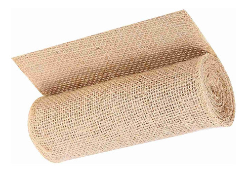 Corredor De Mesa De Yute Natural, Cinta De Arpillera De Arpi