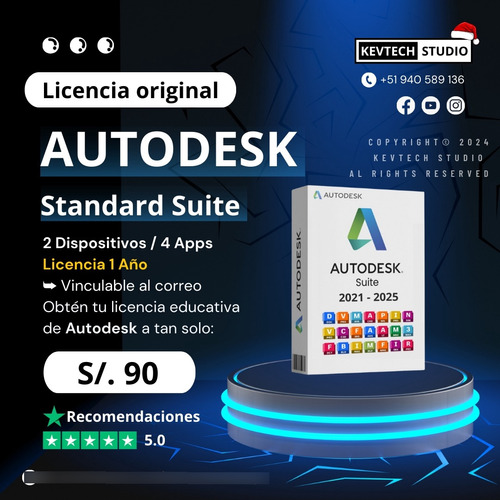 Autodesk - Licencia Original (autocad, Revit, 3ds Max, Etc)