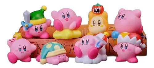 Figura De Acción Kirby - Pack De 8 Kirbys Coleccionables