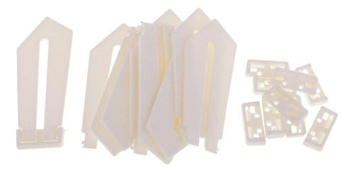 10 Piezas De Plástico Fotografía Respalda 125x45x6mm