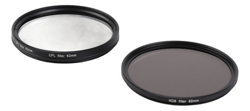 Juego De Filtros Uv Para Cámara 3 En 1 Cpl Nd8, Vidrio Óptic