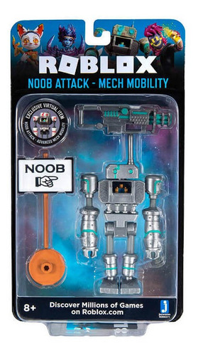Boneco Roblox Noob Attack Mech Mobility Robo Jazwares Sunny Mercado Livre - jogos de roblox do ataque do gigante