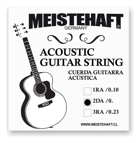 Set Cuerdas Individuales 013 Guitarra Acustica Meistehaft