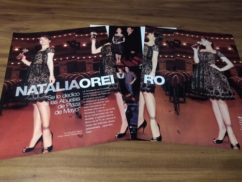 (u334) Natalia Oreiro * Clippings Revista 3 Pgs * 2013