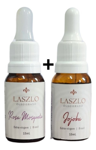 Óleo Vegetal Jojoba 15ml E Rosa Mosqueta 15ml Laszlo Nfe