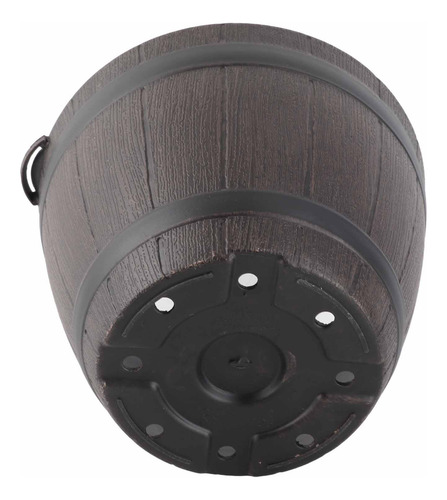 Maceta De Madera De Imitación, Flor De Resina Pp, Imitación
