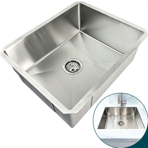 Cuba 50x40 Gourmet Quadrada Inox 304 Embutir Bancada Cozinha