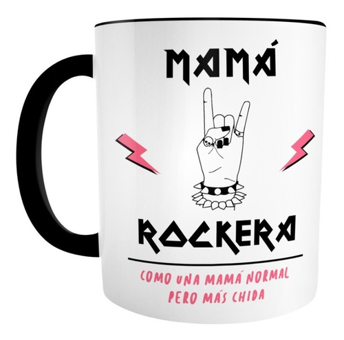 Taza Mamá Rockera Chida