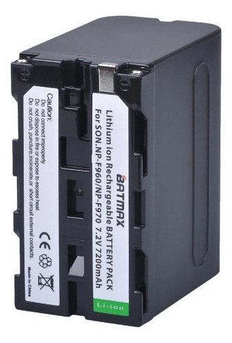 Batmax Np-F960 F970, nueva batería Super R de 7200 mAh