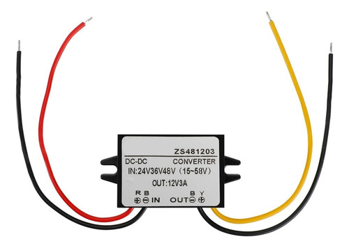 Fwefww Convertidor Dc-dc 24v 36v 48v Redutor A 12v De 3a