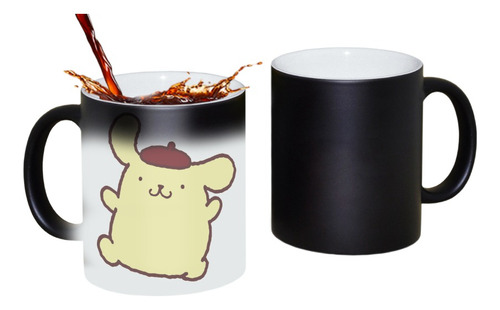 Taza De Ceramica Pompompurin Magica Frio Calor