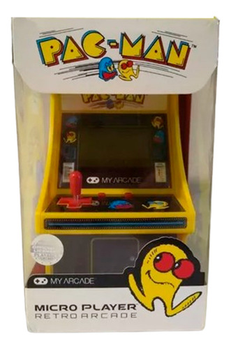 Mini Pac-man Arcade Machine Original 15 Cm Impecable