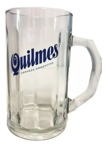 Vaso Quilmes 473 Ml Vidrio Tipo Chopp En Caja Regalo F