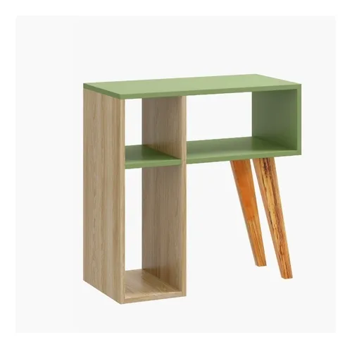 Mesa Arrimo 1001 Leaves Blanca / Verde Nature - Be Design