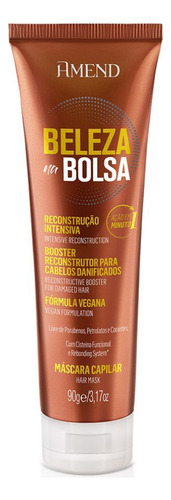 Máscara Amend Reconstrução Intensiva Beleza Na Bolsa 90g