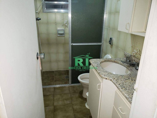 Imagem 7 de 10 de Apartamento Na Praia, Vista Para O Mar, Sacada, 2 Dormitórios, Pitangueiras, Guarujá/sp. - Ap5427