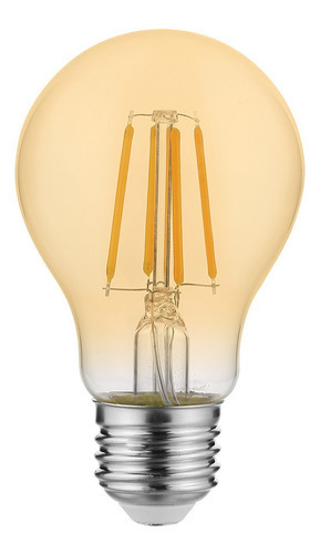 Foco Vintage Led Edison 6w Estevez Atenuable Bulbo De Vidrio Color De La Luz Blanco Cálido