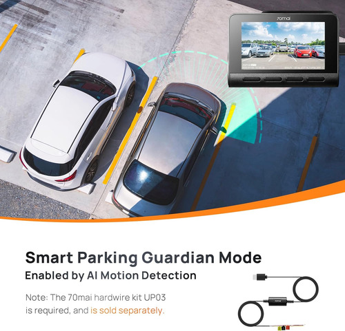 Dashcam 70mai A810 Frontal Y Trasera, Wi-fi, 4k + 1080p