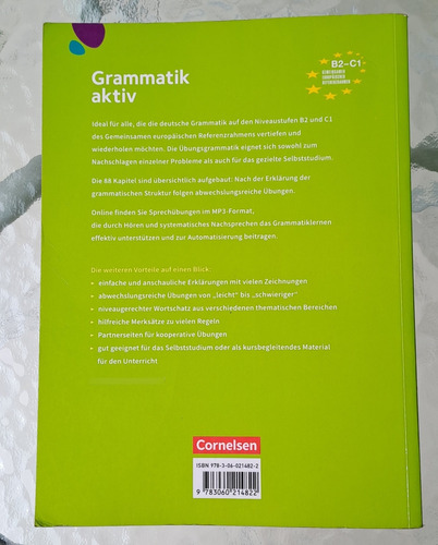 Libro Grammatik Aktiv B2-c1 / Cornelsen (Usado)