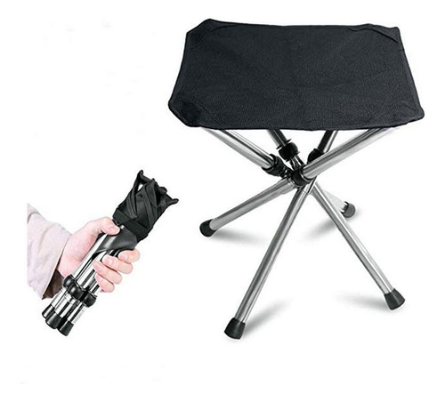 Silla Compacta Plegable Al Aire Libre Para Acampar Y Festiva