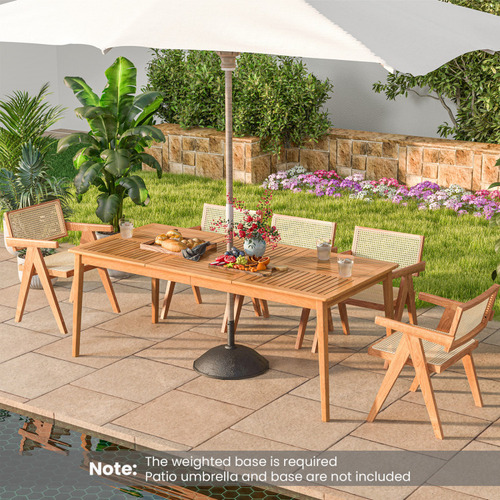 Mesa De Comedor Rectangular Tipo Bistró De Madera Gpl