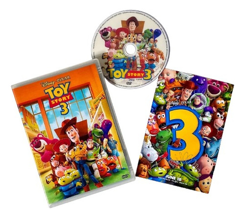 Dvd Toy Story 3 2010 Dublado E Legendado