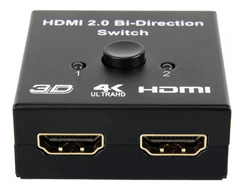 Switch Hdmi Pasivo 2x1 Mini 2.0/4k Rh9769