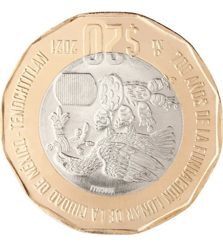 Moneda Conmemorativa De 20 Pesos Mexicanos