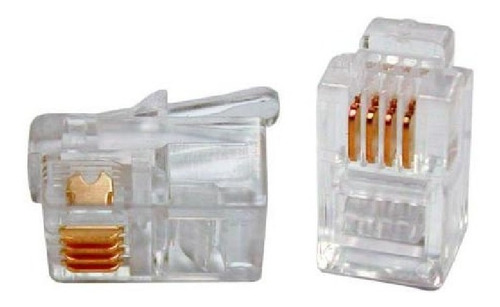 Conector Rj-9 Bolsa 100 Unidades Wireplus+