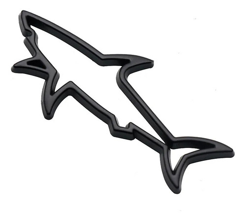 3d Metal Shark Animal Fish Hollow Car Badge Decal Sticker