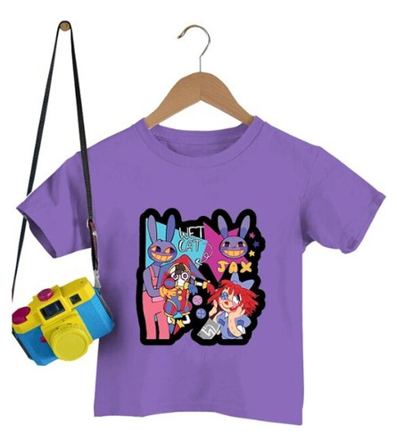 Polera Infantil Circus Digital Amazing Cat Estampado