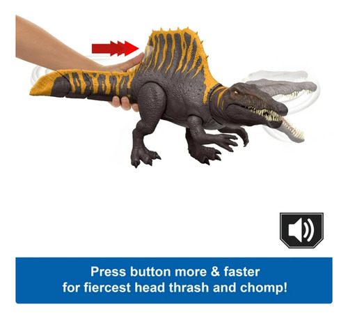 Jurassic World Rebirth Spinosaurus Tail Thrasher Mattel
