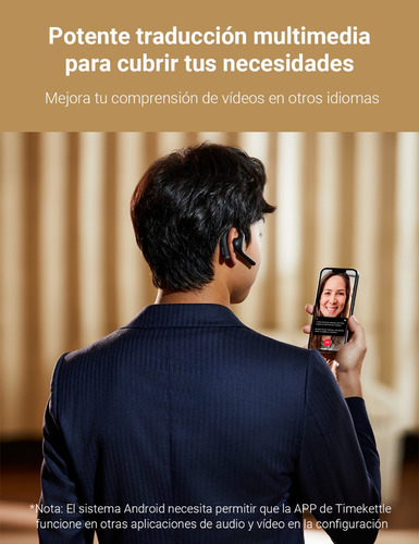 Fones De Ouvido Timekettle W4 Pro Ai Interpreter, Tradução D