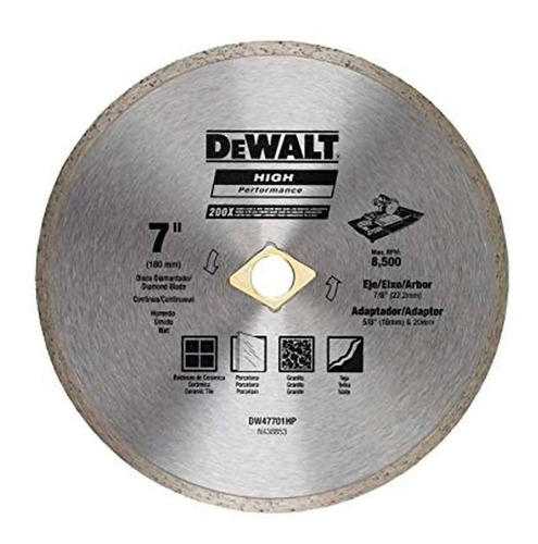Disco Diamantado 7 Continuo - Hp Dewalt