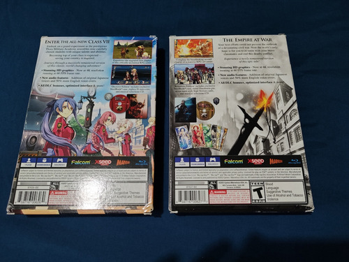 The Legend Of Heroes: Trails Of Cold 1 Y 2 (Usado)