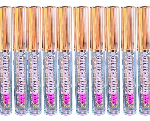 Kit 10 Gloss Labial Golden Hidratante Efeito Brilho