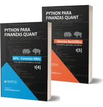Comprar Libros Aprendé Python Desde 0 Trading Quant - Combo 2 Tomos