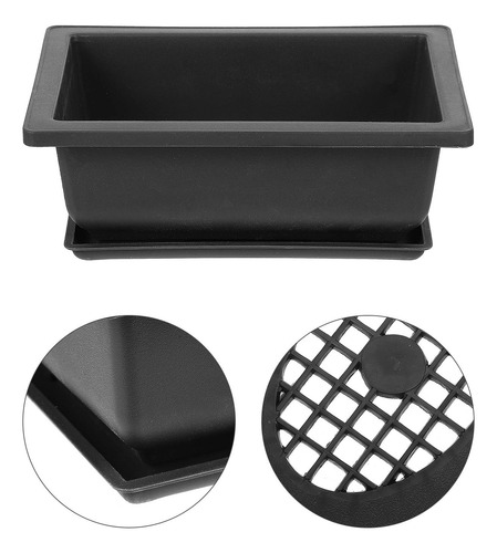 Maceta Rectangular Grande Con Contenedores Florales, Maceta
