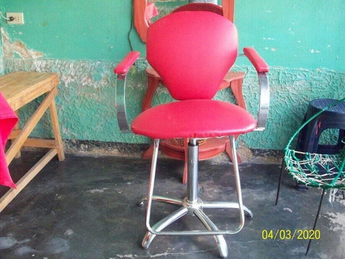 Silla Para Barberia/peluqueria Giratoria.