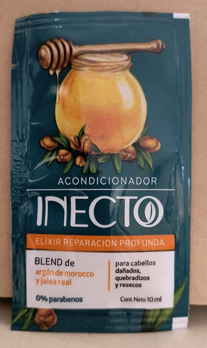 Shampoo O Enjuague Acondicionador Sachet Inecto Pack 48un