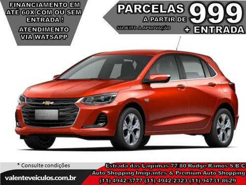Chevrolet Onix 1.0 Turbo (aut) 2021 *toda As Cores*