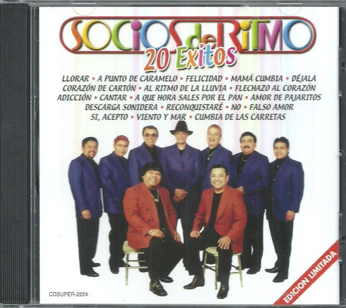 Socios Del Ritmo 20 Éxitos | Cd Música Nuevo