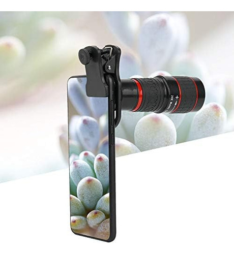 Lente De Teleobjetivo Con Zoom De Enfoque Largo 20x Con Clip